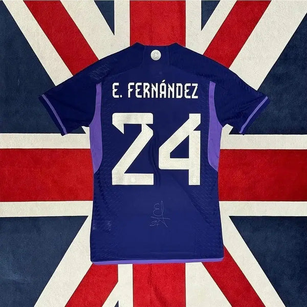 [BUNJANG] Enzo Fernández Signed Argentina 22/24 Away Authentic Jersey (Size S) / 22/24 아르헨티나 어웨이 어센틱 S - 엔조 친필싸인