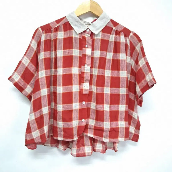 [BUNJANG] J.TALK Check Shirt Free Size Made in Korea / J.TALK 체크 셔츠 free made in korea