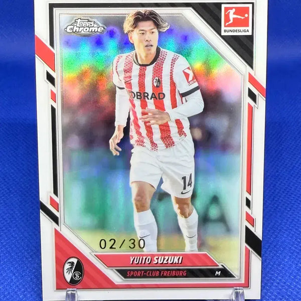 [BUNJANG] 2025/26 Topps Chrome Bundesliga Suzuki Yuito Limited Edition 30 / 25/26 탑스 크롬 분데스리가 스즈키 유이토 30한정
