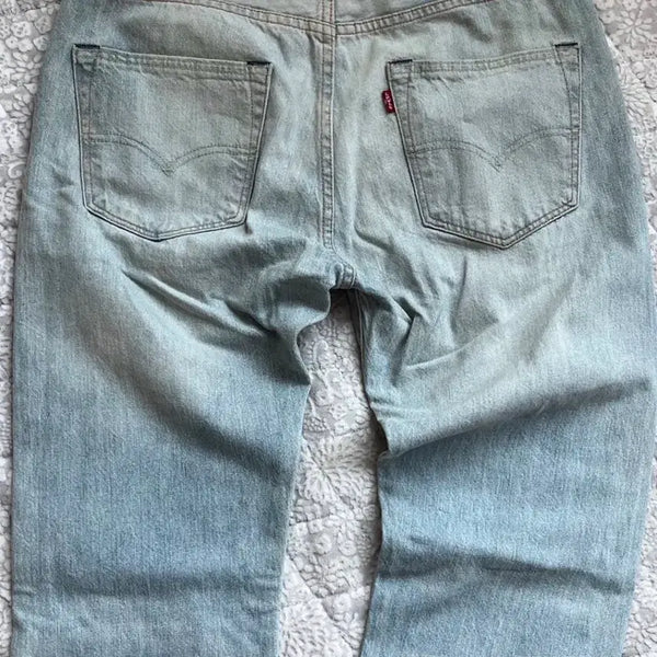 [BUNJANG] Levi's 501 Washed Denim Jeans / 리바이스 501 wahsed denim