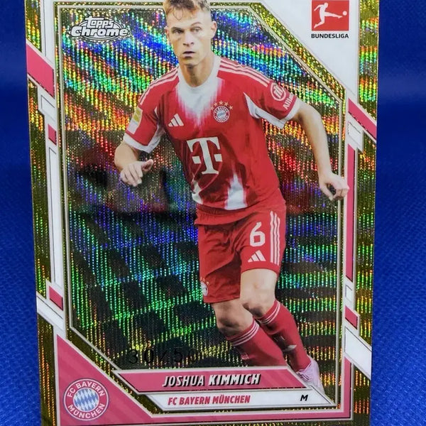 [BUNJANG] 25/26 Topps Chrome Bundesliga Joshua Kimmich 50th Limited Edition Trading Card / 25/26 탑스 크롬 분데스리가 조슈아 키미히 50한정