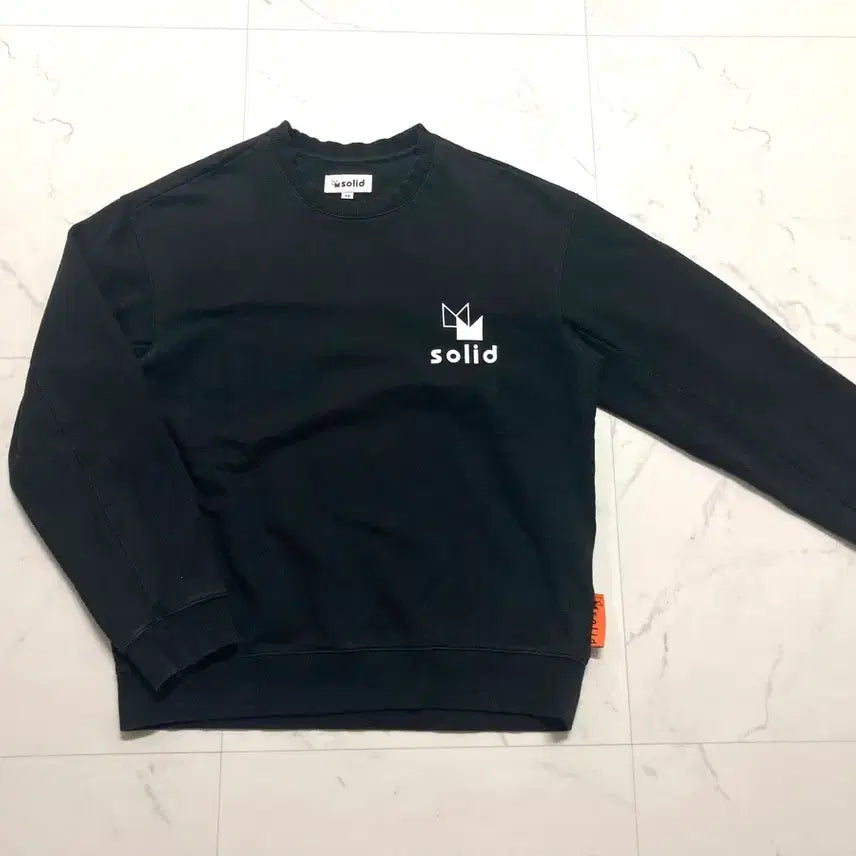 [BUNJANG] Solid Homme 20FW Handmade Sweatshirt (Size 48) / 솔리드옴므 20FW 맨메이드 맨투맨 48사이즈, 100-105