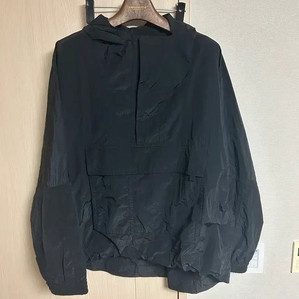 [BUNJANG] Wooyoungmi Black Nylon Hooded Anorak / 우영미 나일론 후드 아노락 블랙