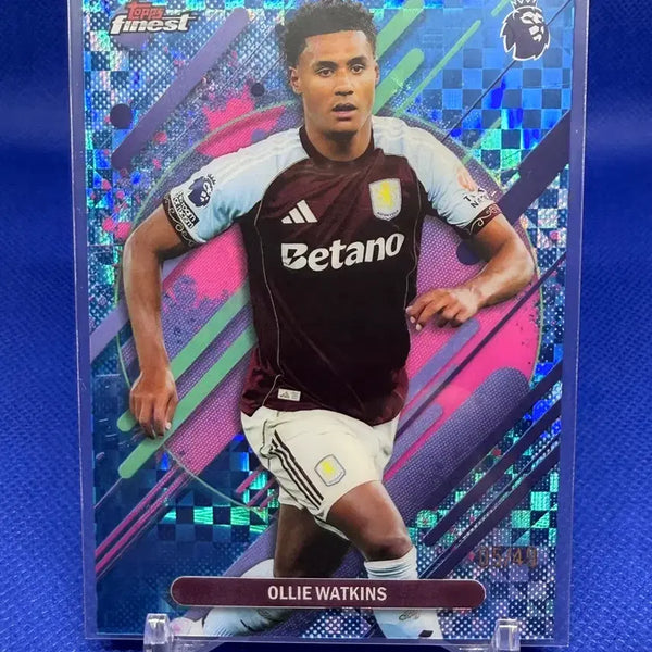 [BUNJANG] 25/26 Topps Finest PL Ollie Watkins Rare /49 / 25/26 탑스 파이니스트 pl 올리 왓킨스 레어 49한정