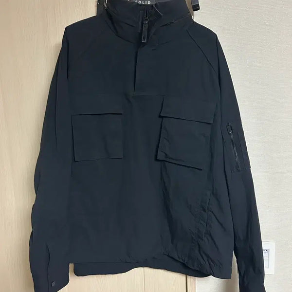 [BUNJANG] Juun.J 23SS Quarter Zip Hidden Hood Nylon Anorak / 준지 23ss 쿼터집 히든후드 나일론 아노락