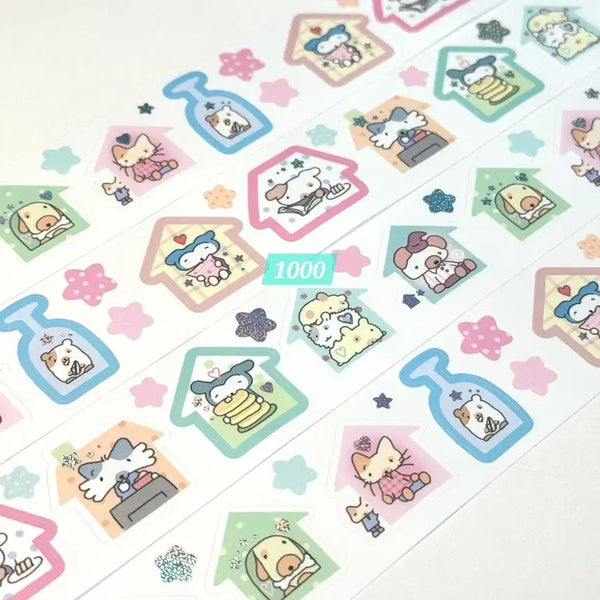 [BUNJANG] Maengdeuldoor Home Sweet Home Silver Foil Kiss Cut Stickers / [맹글도어] 홈 스윗 홈 은박 키스컷