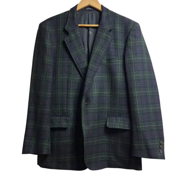 [BUNJANG] J.press Tartan Check Wool Blazer Jacket / 제이프레스(J.press) 타탄체크 울 블레이져 자켓
