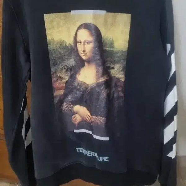 [BUNJANG] Off-White Mona Lisa Sweatshirt / 최상급) 오프화이트 모나리자temperature  맨투맨. L