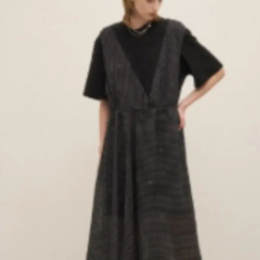 [BUNJANG] System Dot Pattern Long Dress / 시스템 도트 원피스