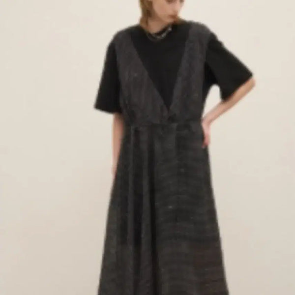 [BUNJANG] System Dot Pattern Long Dress / 시스템 도트 원피스