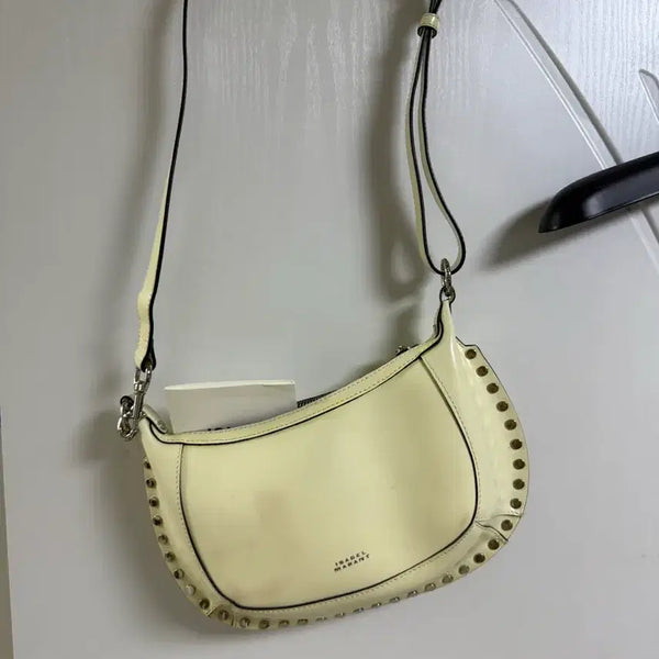 [BUNJANG] Isabel Marant "Moonsterd" Leather Shoulder Bag White / 이자벨마랑 문스터드 레더 숄더백 화이트