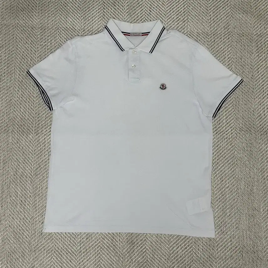 [BUNJANG] Moncler Logo Patch Polo T-Shirt XL / [XL size] 몽클레어 와펜 패치 카라티셔츠