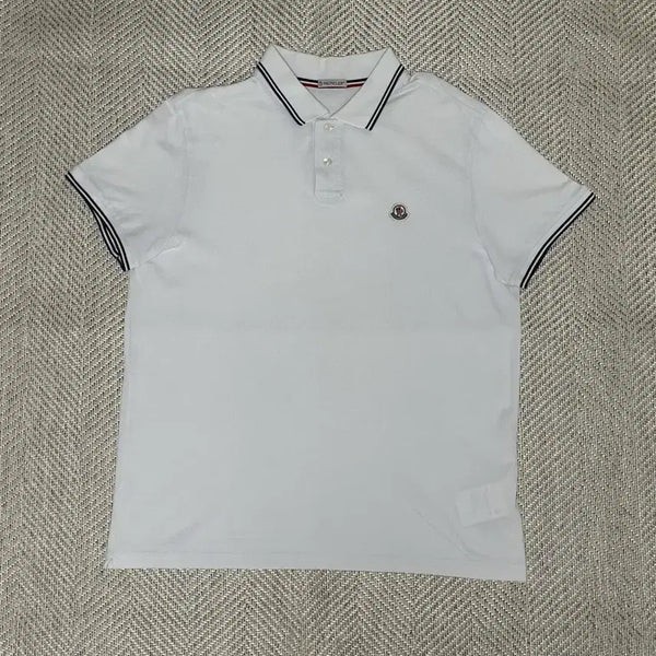 [BUNJANG] Moncler Logo Patch Polo T-Shirt XL / [XL size] 몽클레어 와펜 패치 카라티셔츠