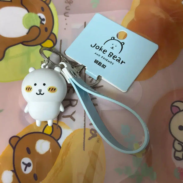 [BUNJANG] Nongdamgom Figure Keychain Strap / 농담곰 피규어 키링 스트랩