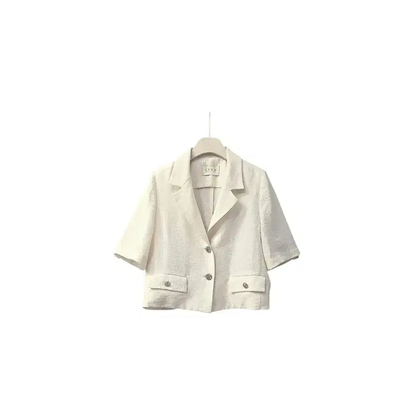 [BUNJANG] LYNN Ivory Rayon/Linen Jacket / LYNN린 아이보리 레이온 /린넨  자켓