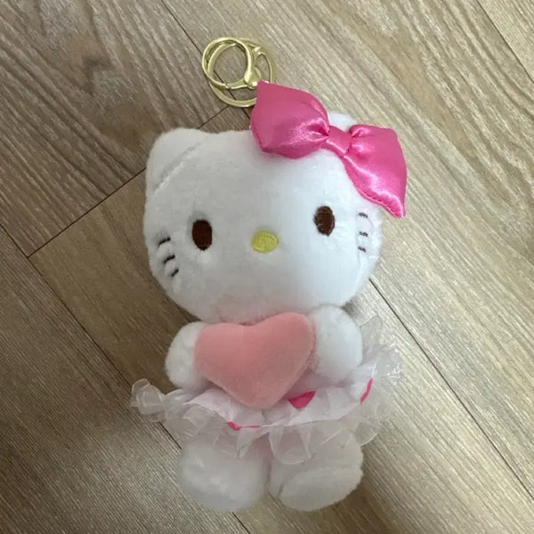 [BUNJANG] Heart Kitty Keyring / 하트 키티 키링