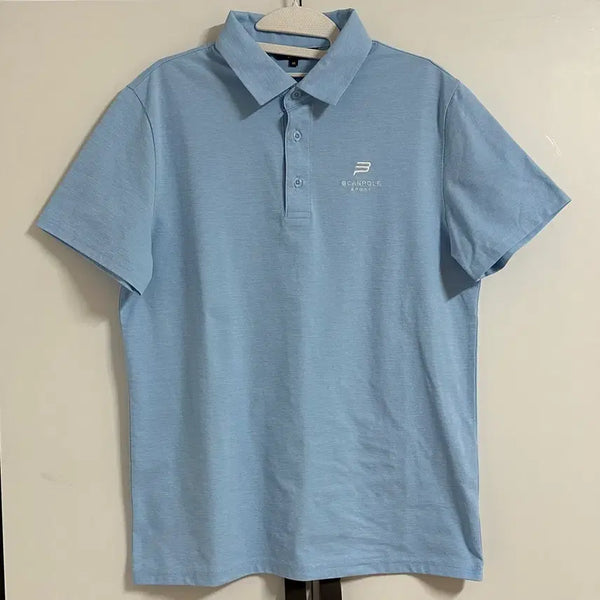[BUNJANG] Beanpole Sports Sky Blue Basic Short-Sleeve Polo Shirt Size 95 / 빈폴스포츠 스카이블루 베이직 반팔 카라티셔츠 95
