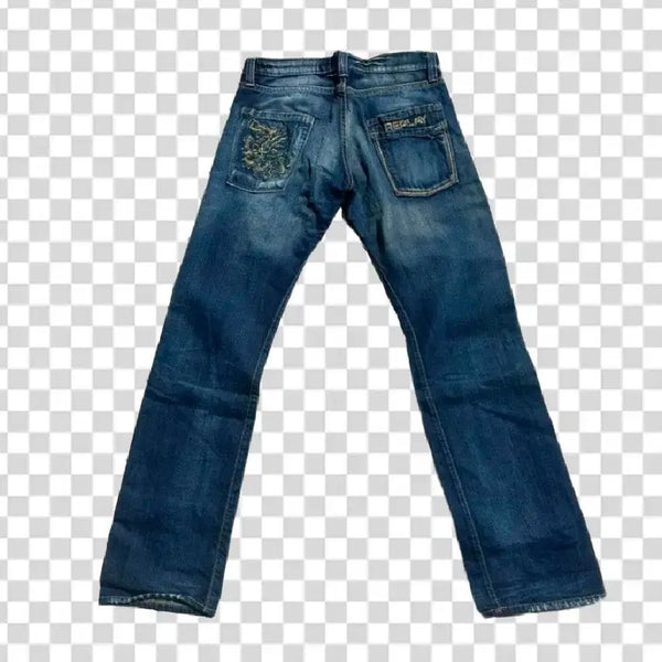 [BUNJANG] REPLAY Blue Denim Jeans Size 31.5 / (정품) 리플레이 REPLAY 데님 팬츠 블루 진 사이즈 31반