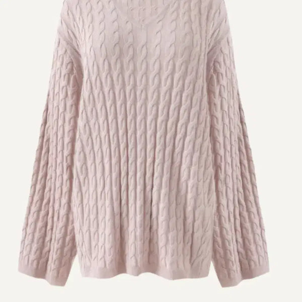 [BUNJANG] SIE Heave V-neck Knit Low Pink / SIE 시에 헤이브 브이넥 니트 로우핑크