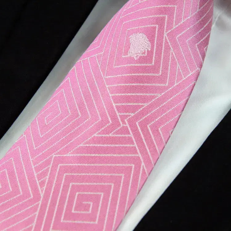 [BUNJANG] Versace 8.8cm Men's Luxury Silk Necktie / 베르사체 8.8cm A등급 남자 명품 넥타이
