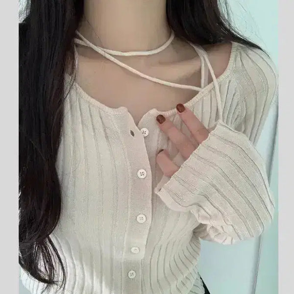 [BUNJANG] Young & Rich Silk Lambswool Light Beige / 에이블리 영앤리치 실크 램스울 라이트 베이지