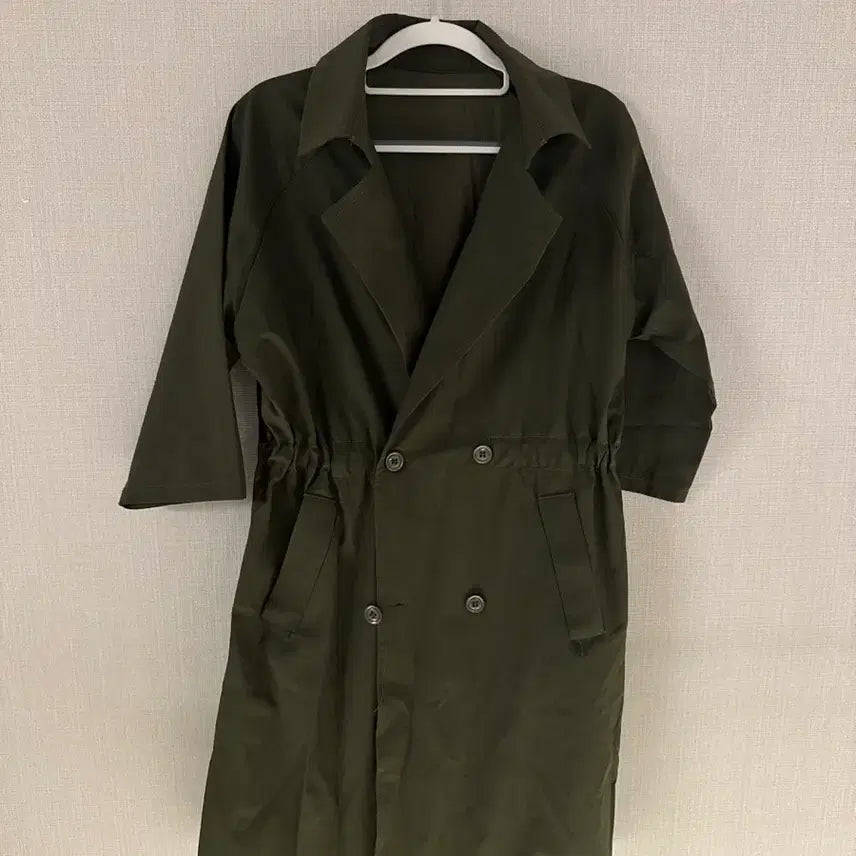 [BUNJANG] Khaki Women's Trench Coat / 카키색 여성 트렌치 코트