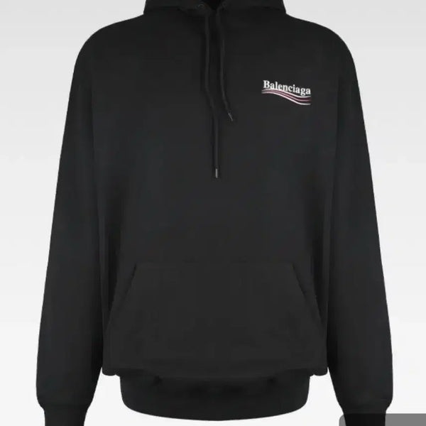 [BUNJANG] Balenciaga Wave Logo Hoodie L / 급처)발렌시아가 웨이브 로고 후드티 L