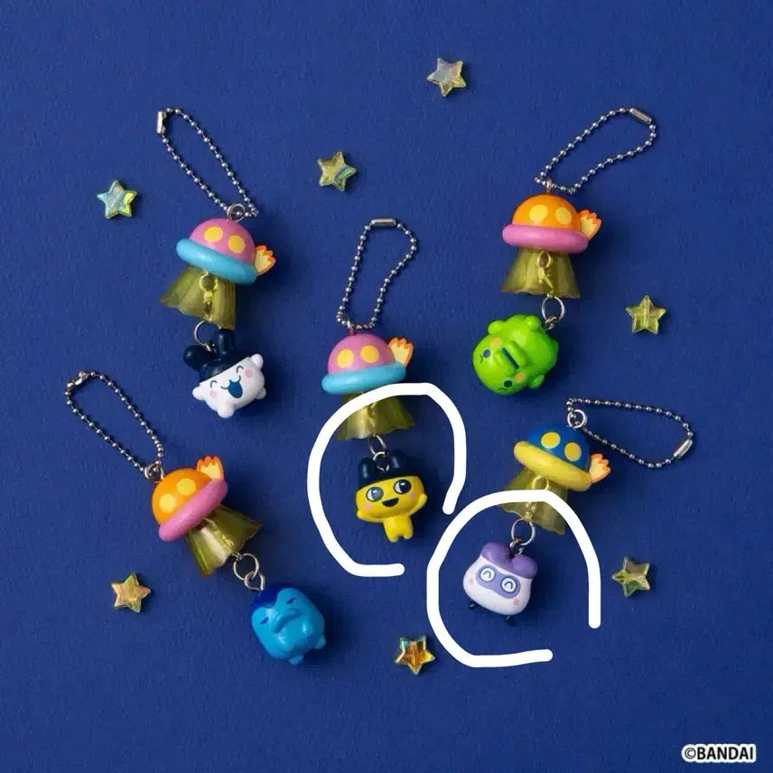 [BUNJANG] Tamagotchi UFO Swing Gacha Bundle Set (Mamechi, Masukuchi) / [일괄] 다마고치 UFO 스윙 가챠 (마메치, 마스쿠치)