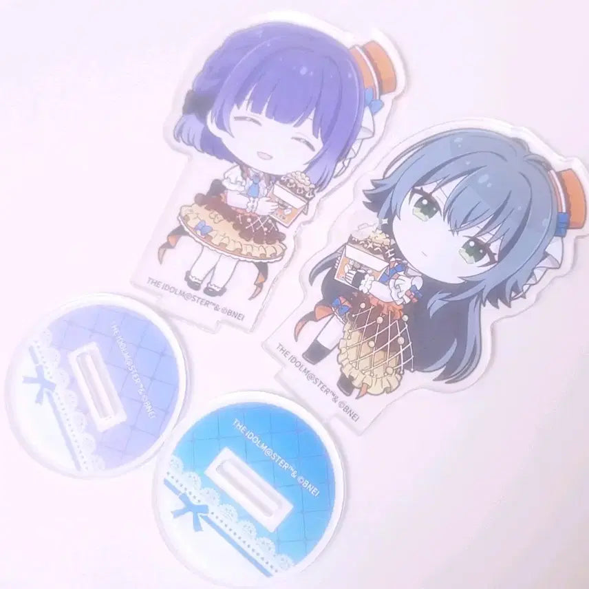 [BUNJANG] Gakumasu x The Idolmaster Bakudan Yaki Collaboration Acrylic Standee Set - Misuzu & Temari (Bundle Set) / 가쿠마스 학원아이돌마스터 바쿠단야끼 콜라보 아크릴 미스즈+테마리 일괄