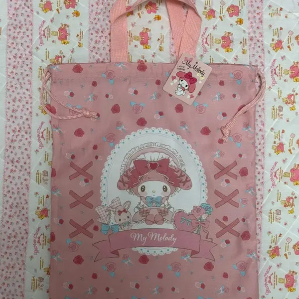 [BUNJANG] Sanrio My Melody Zipper Tote Bag / 산리오 마이멜로디 조이개 토트백
