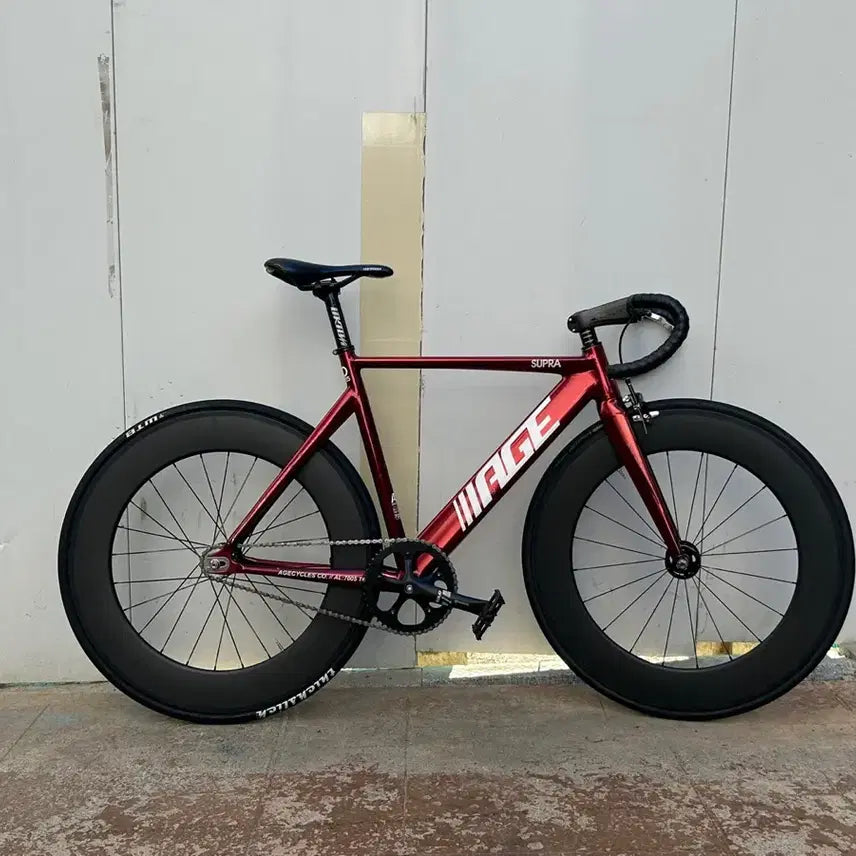 [BUNJANG] Age Supra Chrome Red CSC 88 Rims / 에이지 수프라 크롬레드