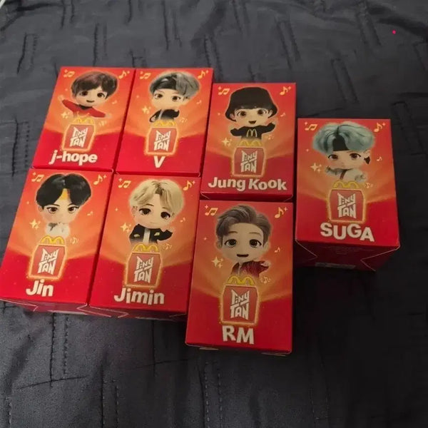 [BUNJANG] McDonald's BTS TinyTAN Figure Set (Sealed) / 맥도날드 해피밀 bts 타이니탄 피규어 세트 미개봉 (3세트남)