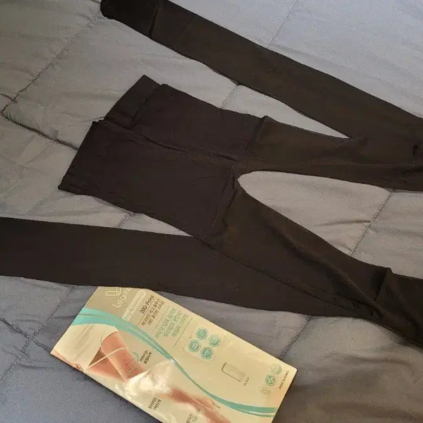 [BUNJANG] Legmiin 20 Denier Black Panty-Type Stockings (3-Pack) / Legmiin 20 데니아 블랙 팬티형 스타킹 착샷확인 3장셋트