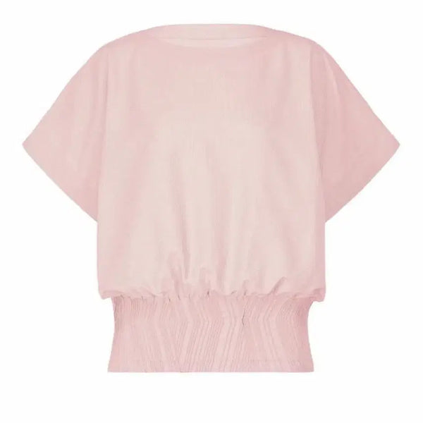 [BUNJANG] Issey Miyake A-POC Able Short Sleeve Top Light Pink / 이세이미야케 에이폭 에이블 반팔탑 라이트 핑크