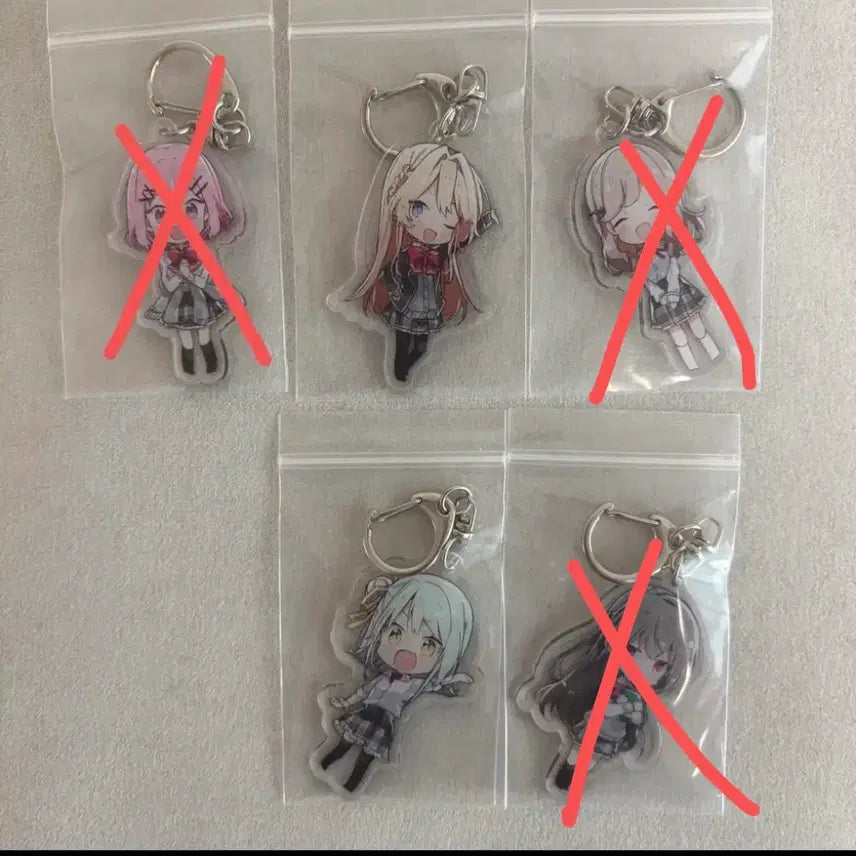 [BUNJANG] I Can't Possibly Be Your Lover Mugumugu Acrylic Keyring / 내가 연인이 될 수 있을리 없잖아 무리무리 아크릴키링