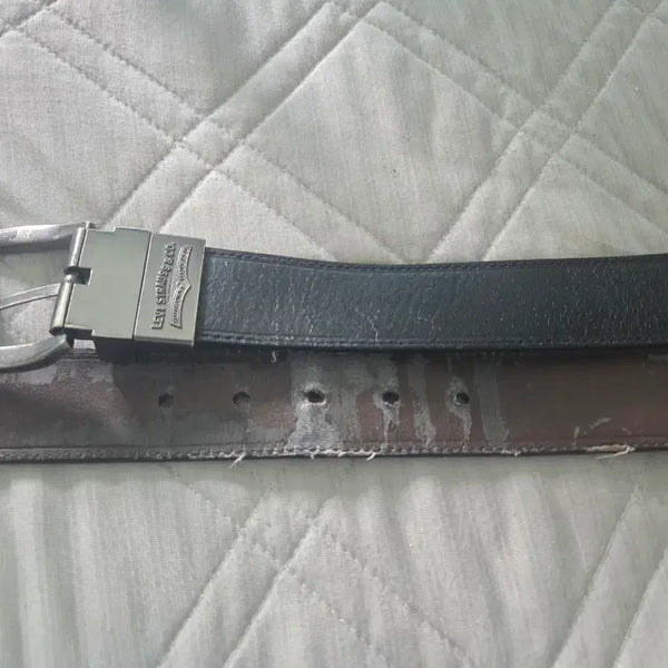 [BUNJANG] Levi's Vintage Double-Sided Belt Black/Brown / 빈티지 리바이스 양면 벨트 블랙/브라운