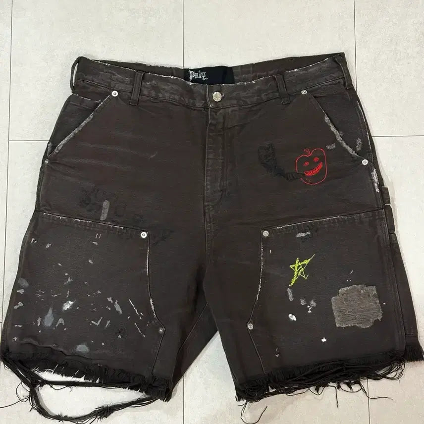 [BUNJANG] Pali Hollywood Double Knee Shorts / [34]팔리할리우드 더블니 쇼츠