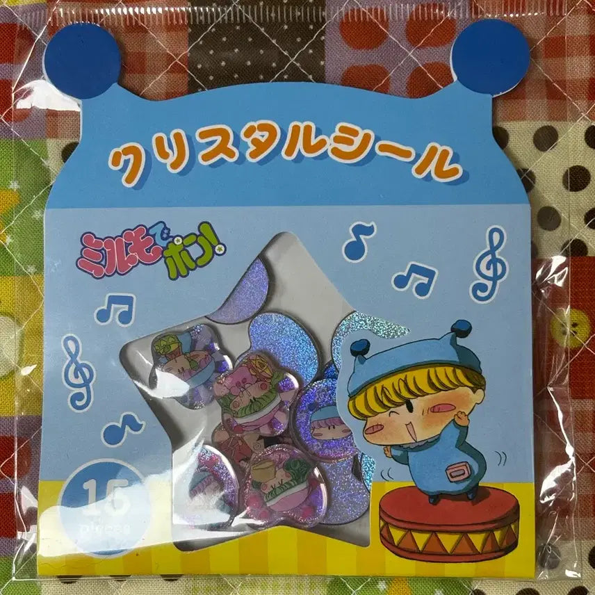 [BUNJANG] Mirumo Pongpongpong Glass Bead Stickers (Japanese Authentic) / 미르모 퐁퐁퐁 유리알스티커 [일본정품 새상품]