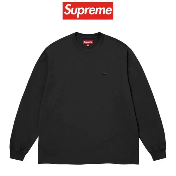 [BUNJANG] Supreme Small Logo Long Sleeve T-shirt Black M / Supreme 슈프림 스몰 로고