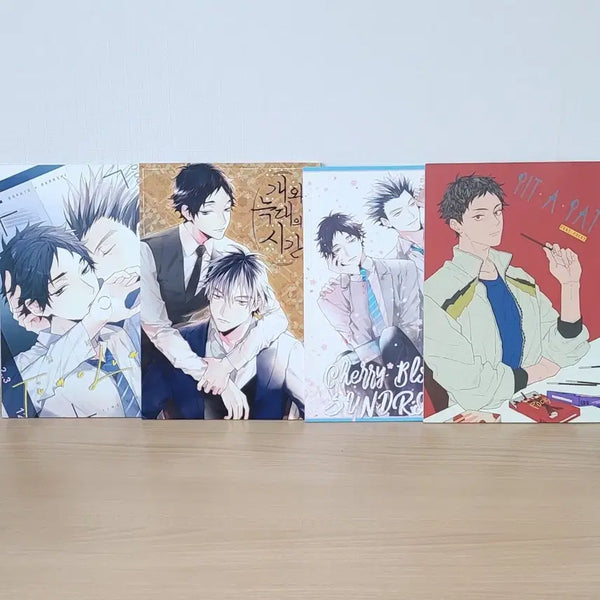 [BUNJANG] Haikyuu!! Bokuto & Akaashi BL Doujinshi Bundle Set / 하이큐 보쿠아카 봌앜 회지 동인지 비안님 시마님 BL