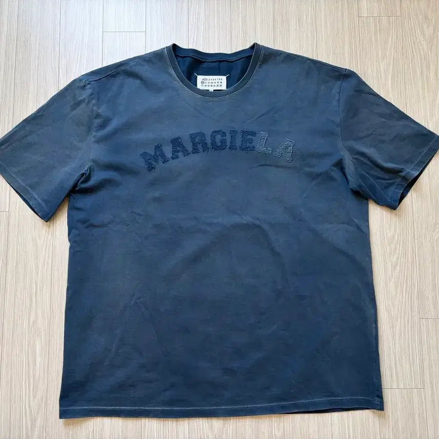 [BUNJANG] Maison Margiela Oversized Logo Heavy T-Shirt / 메종 마르지엘라 오버핏 로고 헤비 반팔
