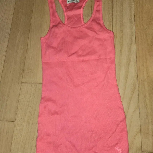 [BUNJANG] Abercrombie & Fitch Pink Running Tank Top XS / 아베크롬비 핑크 런닝 탱크탑 XS사이즈입니다