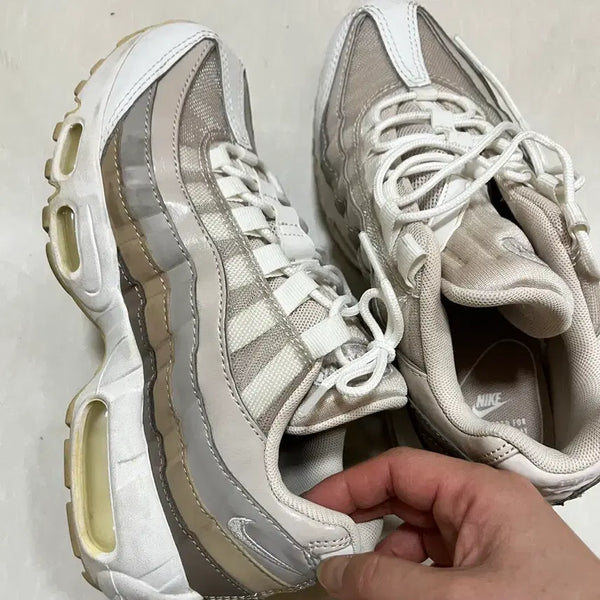 [BUNJANG] Nike Air Max 95 Beige Women's Sneakers Size 225 / 나이키 에어맥스95 베이지 여성 운동화225