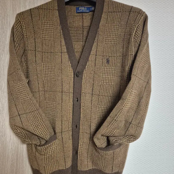 [BUNJANG] Polo Ralph Lauren Check Pattern Cardigan M / 폴로 랄프로렌 체크 패턴 가디건 M팝니다.