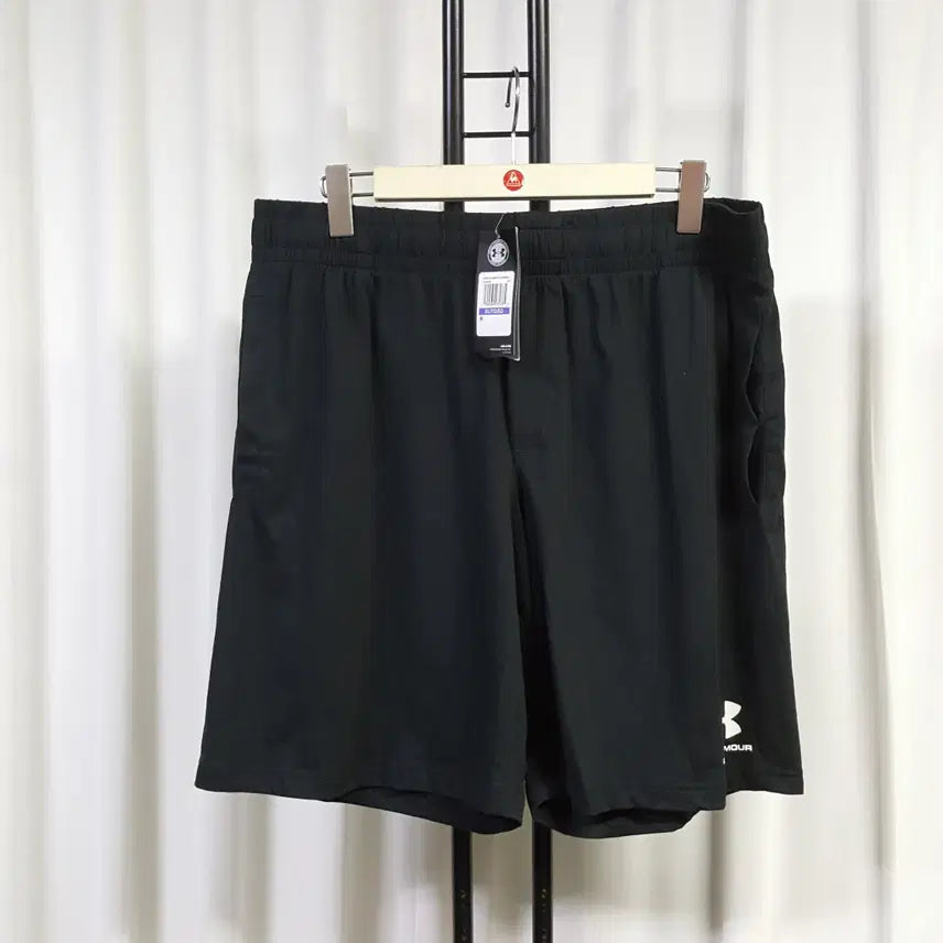 [BUNJANG] Under Armour Men's Black Banded Shorts - Size 35 Recommended / 언더아머 새제품 남성 밴딩 반바지 블랙 35추천 오일장