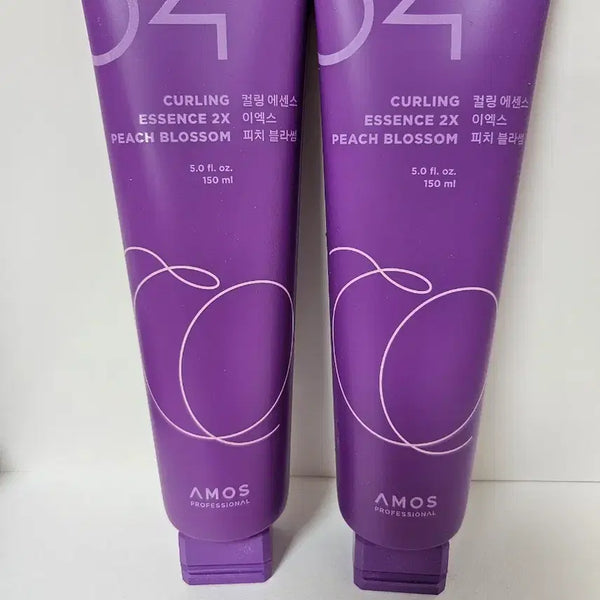 [BUNJANG] Amos Peach Blossom Curling Essence Set / 2개) 아모스 피치블라썸 컬링에센스