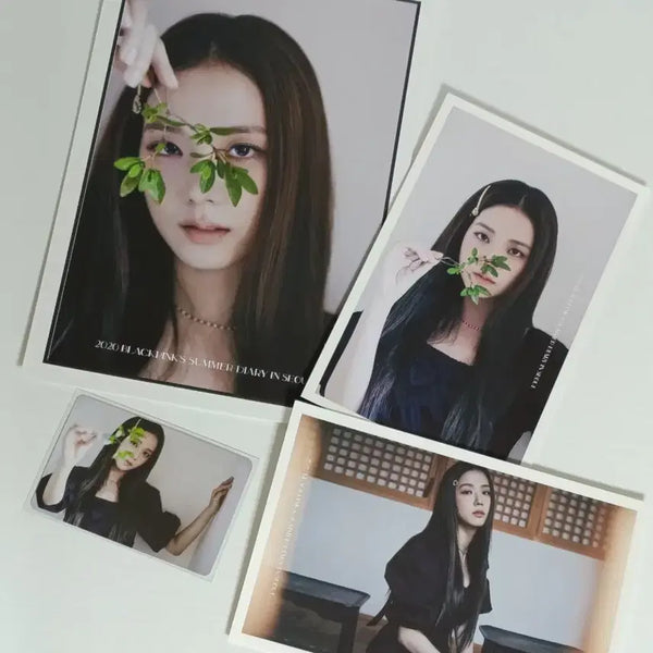 [BUNJANG] Blackpink Jisoo Summer Diary 2020 Photocard + Postcard Set / 블랙핑크 지수 섬머다이어리 2020 포카+엽서