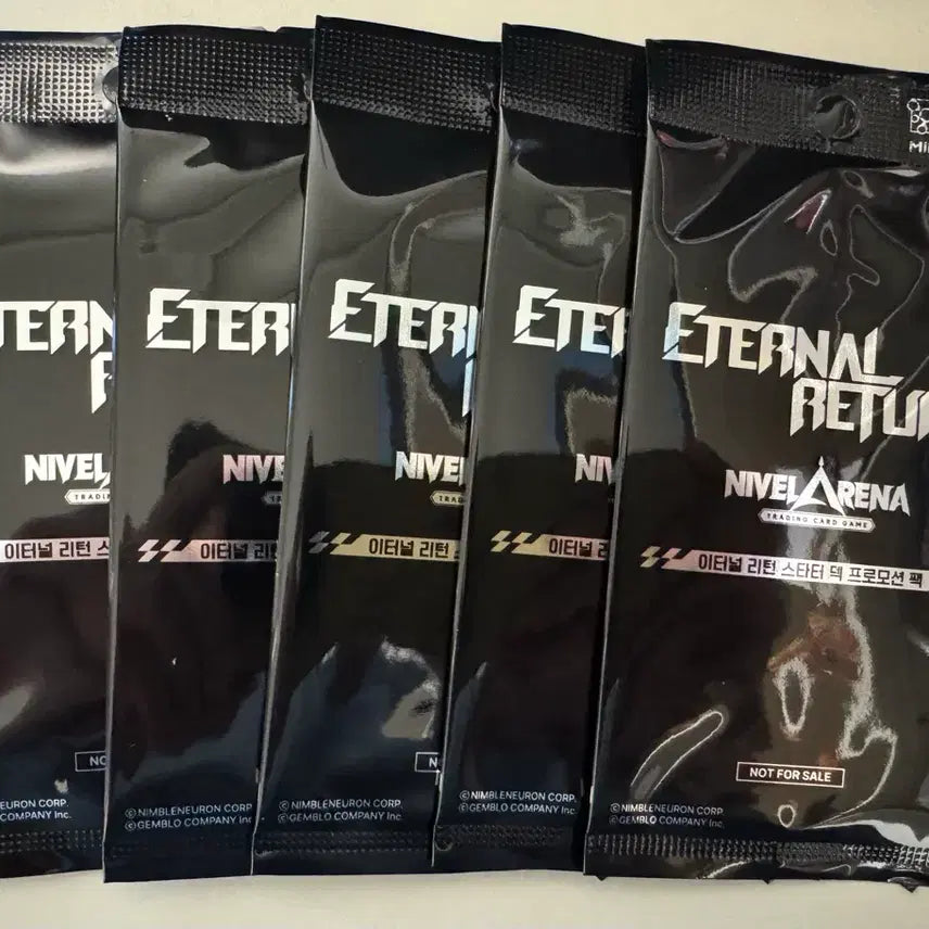 [BUNJANG] Nibel Arena Eternally Return Promo Pack (Set of 5) / 니벨아레나 이터널리턴 프로모 팩 5개