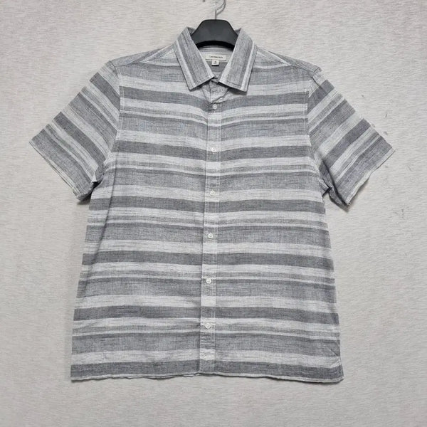 [BUNJANG] Calvin Klein Striped Men's Shirt Size 100 / ㅡ캘빈클라인 스트라이프 남방 남100ㅡ0430