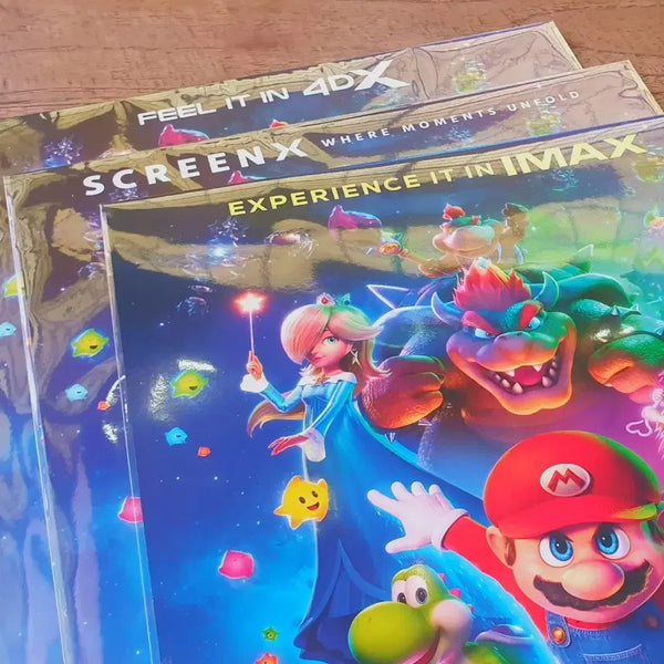 [BUNJANG] Super Mario Poster Bundle (3 Types) / 슈퍼마리오포스터 특별관 3종 일괄